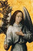 Hans Memling Angel with an olive branch Germany oil painting artist